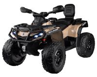 Akkumulátoros quad gyerekeknek 2 személyes CAN-AM OUTLANDER 4x4 - bézs