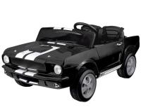 Akkumulátoros KÉTSZEMÉLYES gyerek autó SHELBY GT 350 classic - fekete