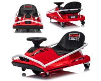Elektromos gokart drift funkcióval, max. 50 kg - akkumulátoros jármű - piros