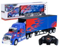 Távirányítós kamion pótkocsival