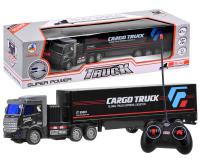 Távírányítós fekete teherautó