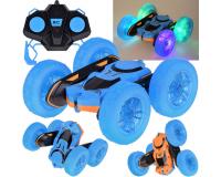360 fokos távirányítós autó világító kerekekkel - kék