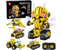 Technical Blocks Robots Pro 5 az 1-ben készlet Távirányítóval - 673 darabos