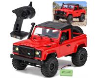Távirányítós autó LAND ROVER Defender 90 4x4 - Piros
