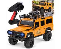 Land Rover Defender 110 RC távirányítós autó 4WD 2.4 GHz - Sivatagi sárga