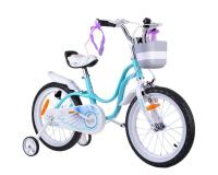 RoyalBaby Bicycle 16" Little Swan vintage gyerek bicikli - kék