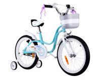RoyalBaby gyerek kerékpár 18" Little Swan - kék
