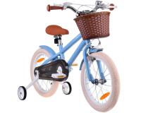 RoyalBaby Bicycle 16" MACARON vintage gyerekbicikli - kék