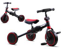 Tiny Bike 3 az 1-ben fekete- piros gyermek kerékpát