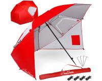 Strandernyő Sopot Para Sole UPF 50+ - Piros