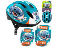 Állítható védőszett S sisak + védők Disney STITCH