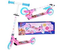 Összecsukható kétkerekű roller PAW PATROL 50 kg RÓZSASZÍN - Mancsőrjárat