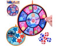 Színes Stitch tépőzáras darts tábla