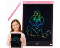 Grafikus tábla LCD képernyő 12" - interaktív rajztábla - rózsaszín