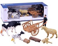 Tehén és bárány farm készlet