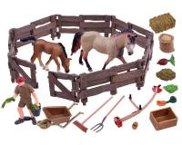 Lovas figura készlet kiegészítőkkel - D modell