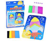 Űrhajós mozaik matrica készlet