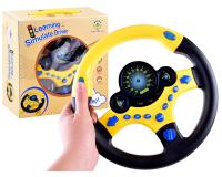Kormánykerék hang és fényeffektussal sárga színben