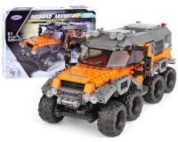 Offroad terepjáró narancssárga színben építőkészlet ( 529 elemes )