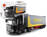 352 darabos építőkocka készlet - konténeres kamion