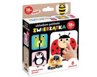 CzuCzu Párkereső kirakó - 16 darabos - állatok