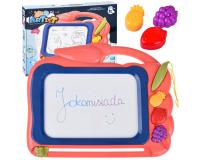 Mágneses Rajztábla Színes Háttérrel és Nyomdákkal