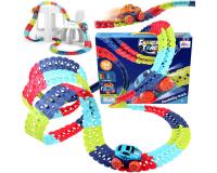 Rugalmas színes autópálya 184 elemből