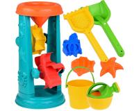 8 részes homokozó készlet malommal