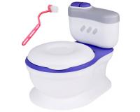 Interaktív bili papírtartóval és kefével - lila