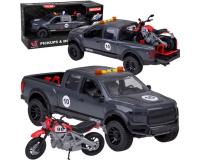 Pick-up platós autó motorral fény- és hangfunkciókkal