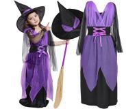 Ruha + sapka Jelmez varázslóboszorkány  - L-es méret  (120-130 cm)