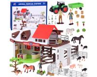 Állatorvosi központ - 102 elemes  Farm, Traktorok, Állatok, Kiegészítők