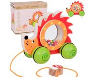 Fából készült húzójáték - süni