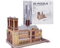 3D puzzle Notre-Dame katedrális - 77 darabos