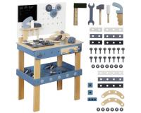 Nagy fából készült szerszámkészlet gyerekeknek