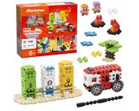 Marioinex Mini waffle építőkészlet - 148 darabos - Tűzoltó akció