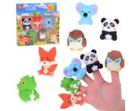 Gumi ujjbábok ÁLLATKERT állatok - 5 darabos
