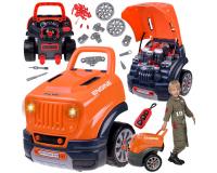 Master of Automotive: Engine Workshop  Szerelőkészlet: Mobil AUTÓMŰHELY + fény és hang