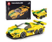 Sárga szupersport autó - 368 darabos