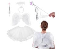 ANGYAL jelmez - szárnyak, glória, szoknya, pálca