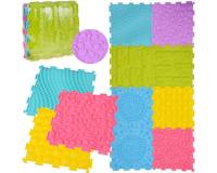 Gumi PUZZLE érzékszervi szőnyeg, 8 darabos - fejlesztő és szórakoztató