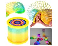 2 az 1-ben Rainbow Slinky DISCO  - Szivárványtugó LED-es világítással