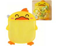 Fürdőjáték hálós rendező - sárga kacsa