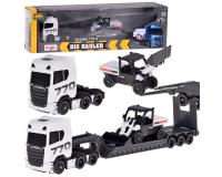 Maisto Engedéllyel rendelkező, öntött autók 1:64 méretarányú SCANIA 770S + buldózer pótkocsival