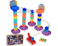 Marble Run DIY pálya – 58 darabos - labdapálya kilövővel
