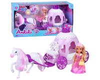 Ankiki Mini Baba Hinóval – Kis Hercegnő Rózsaszín Ruhában