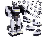 Átalakuló Robot MAGNET MECHA - Mágneses transzformátor robotjáték - szürke