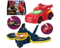 DC BATWHEELS Világító Járművek Batwing Redbird