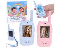 2 db-os gyerek walkie-talkie szett, videó LCD 2\"-os kamerával