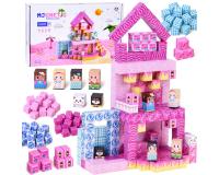 Mágneses építőkockák HOUSE - építőkockák és pixelek 261 darabos